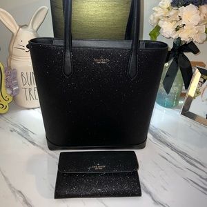 KS Tinsel tote & wallet